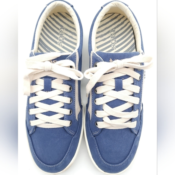 Taos Shooting Star Indigo Distressed Blue Women's Sneaker Size 8.5 M - Picture 5 of 8